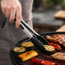 Pinça de Silicone para Churrasco e Cozinha – Multiuso para Salada, Grelha e Servir