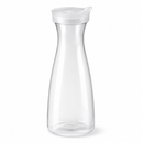 Garrafa de Plástico Transparente para Água e Suco – Grande Capacidade até 1600ml