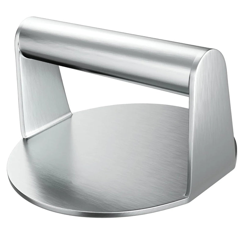 Prensa de Hambúrguer em Aço Inox 430 – Modelador Circular para Burger Artesanal