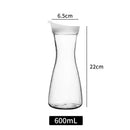 Garrafa de Plástico Transparente para Água e Suco – Grande Capacidade até 1600ml