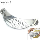 Escorredor Lateral de Inox para Panela – Filtro Antivazamento para Arroz e Legumes