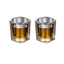 Conjunto de Copos Shot Quadrados Transparentes 70ml – Kit com 2, 4 ou 6 Peças
