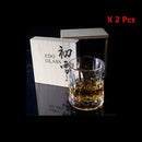 Copo de Whiskey Estilo Japonês com Caixa de Madeira – Cristal EDO Premium