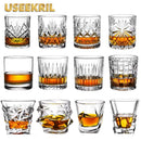 Copo de Whiskey Gravado Old Fashioned – Vidro Clássico Estilo Scotch