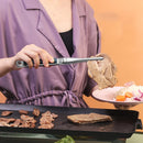 Pinça para Churrasco em Aço Inox 304 – Utensílio Profissional para Grelha e Cozinha