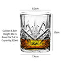 Copo de Whiskey Gravado Old Fashioned – Vidro Clássico Estilo Scotch