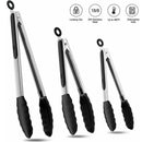 Pinça de Silicone para Churrasco e Cozinha – Multiuso para Salada, Grelha e Servir