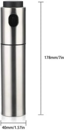 Borrifador de Azeite em Aço Inox 304 – Spray Difusor 100ml para Churrasco e Cozinha