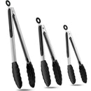 Pinça de Silicone para Churrasco e Cozinha – Multiuso para Salada, Grelha e Servir