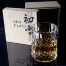 Copo de Whiskey Estilo Japonês com Caixa de Madeira – Cristal EDO Premium