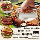 Prensa de Hambúrguer em Aço Inox 430 – Modelador Circular para Burger Artesanal