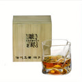 Copo de Whiskey Estilo Japonês com Caixa de Madeira – Cristal EDO Premium