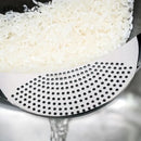 Escorredor Lateral de Inox para Panela – Filtro Antivazamento para Arroz e Legumes