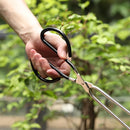 Pinça para Carvão de Churrasco – Cabo Longo Resistente ao Calor para Churrasqueira