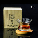 Copo de Whiskey Estilo Japonês com Caixa de Madeira – Cristal EDO Premium