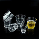 Caneca de Plástico Acrílico PC Resistente a Quedas – Copo Octogonal Transparente para Bar e Restaurante