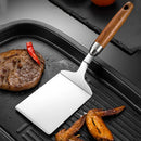 Espátula de Aço Inox 304 para Steak e Panqueca – Antiaderente para Grelha e Chapa