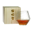 Copo de Whiskey Estilo Japonês com Caixa de Madeira – Cristal EDO Premium