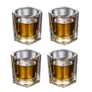 Conjunto de Copos Shot Quadrados Transparentes 70ml – Kit com 2, 4 ou 6 Peças