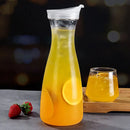 Garrafa de Plástico Transparente para Água e Suco – Grande Capacidade até 1600ml