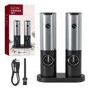 Moedor Automático Elétrico de Sal e Pimenta – Kit com 1 ou 2 Peças