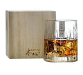 Copo de Whiskey Estilo Japonês com Caixa de Madeira – Cristal EDO Premium