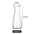Garrafa de Plástico Transparente para Água e Suco – Grande Capacidade até 1600ml