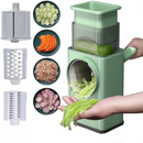 Ralador de Queijo Fatiador Legumes Cortador Vegetais Manual 3em1 Multiuso Cozinha Giratorio Manivela