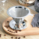 Filtro de Café Reutilizável Em Aço Inox Pour Over (tamanho 103)