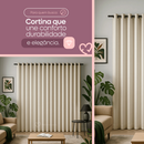 Cortina 3,00 x 2,50 Sala Quarto para Varão de 2,5 Tecido Oxford Premium