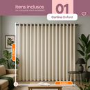 Cortina 3,00 x 2,50 Sala Quarto para Varão de 2,5 Tecido Oxford Premium