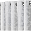 Cortina Em Tecido Jacquard Premium (2,80m x 1,70m) Com Ilhós Cromado