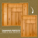 Porta Talheres De Para Gaveta Organizador Extensível Ajustável 7 Divisórias