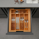 Porta Talheres De Para Gaveta Organizador Extensível Ajustável 7 Divisórias