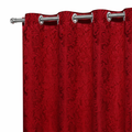 Cortina Em Tecido Jacquard Premium (2,80m x 1,70m) Com Ilhós Cromado