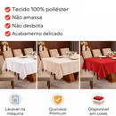 Toalha de Mesa Oxford Tecido Grosso 2,00 m x 1,50 m Mesa de 6 Cadeiras Linda Casa Buffet Decoração