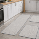 Kit com 3 Tapetes de Crochê Premium para Cozinha