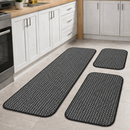 Kit com 3 Tapetes de Crochê Premium para Cozinha