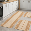 Kit com 3 Tapetes de Crochê Premium para Cozinha
